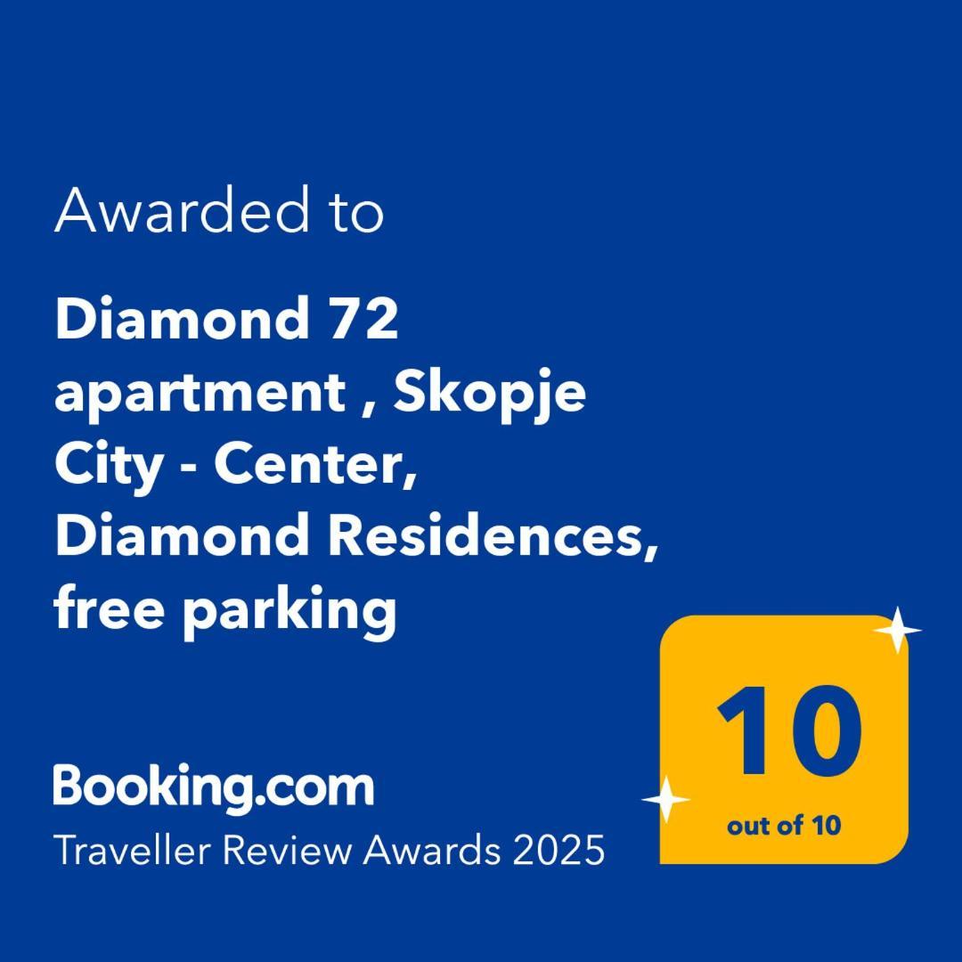 Diamond 72 Apartment , Skopje City - Center, Diamond Residences, Free Parking Exterior photo